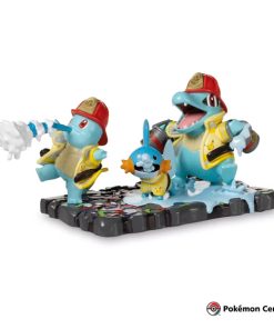 Pokemon Center Estatua Desfile de Celebración Squirtle Mudkipto Totodile