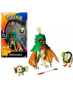 Pokemon TOMY Set Decidueye Dartrix & Rowlet
