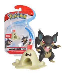 Pokemon Set Alolan Rattata Sandygast Jazwares