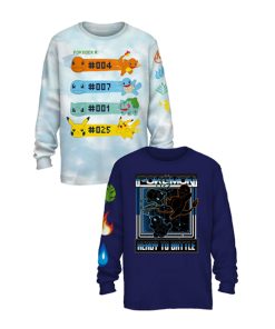 POKEMON SET POLO MANGA LARGA TALLA 4-5