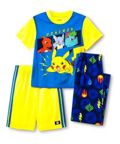 POKEMON SET DE 3 PIEZAS PIJAMA TALLA 4 COD5