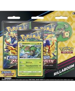 Pokemon TCG Crow Zenith Rillaboom Pin Ingles