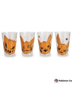 POKEMON CENTER HALLOWEEN VASO SET DE 4