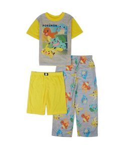 POKEMON ROPA KANTO CONJUNTO 3 PIEZAS