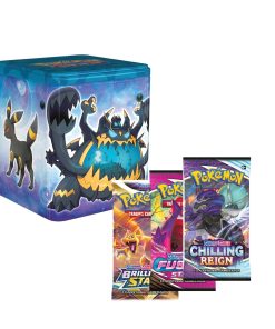 Pokemon TCG Darkness Stacking Umbreon Tin Ingles
