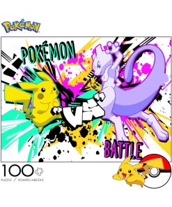 POKEMON ROMPECABEZA 100 PIEZAS PIKACHU VS MEWTWO