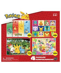 ROMPECABEZA SET DE 4 UNIDADES POKEMON EXCLUSIVO
