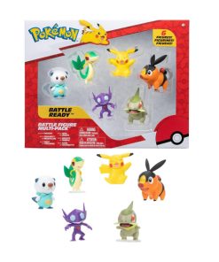 Jazwares Pokemon Battle Ready Figure 6 Pack