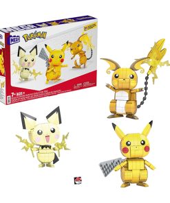 Mega Pokemon Build and Show Pikachu Evoluciones