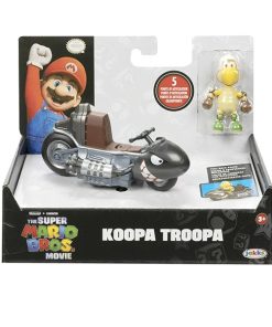 Super Mario Bros Movie Koopa Troopa con Kart de Fricción