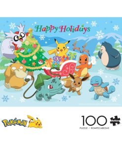 POKEMON ROMPECABEZA 100 PIEZAS NAVIDAD