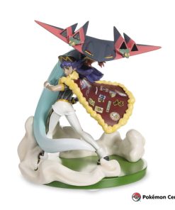 Pokemon Center Estatua Leonel y Dragapult
