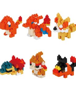 POKEMON NANOBLOCK SET DE 6 FUEGO