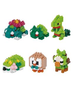 POKEMON NANOBLOCK SET DE 6 PLANTAS