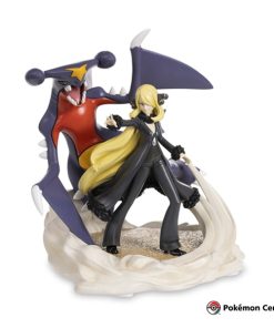Pokemon Center Estatua Cynthia y Garchomp