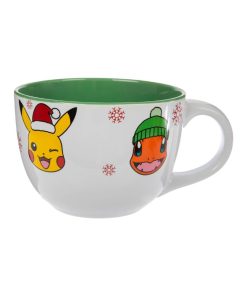 Pokemon Taza Navideña Grande Especial Pikachu