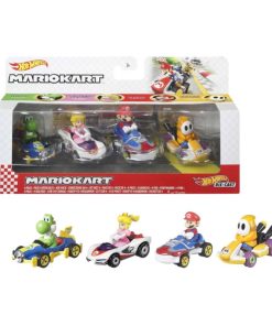 Hot Wheels Mario Kart Pack 4 Vehiculos Modelo A