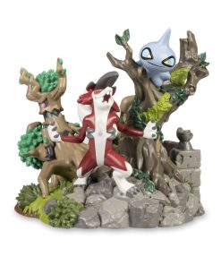 Pokemon Center Estatua Lycanroc Howling