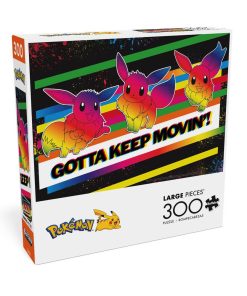 Pokemon Rompecabeza 300 Piezas Eevee Gotta Keep Movin