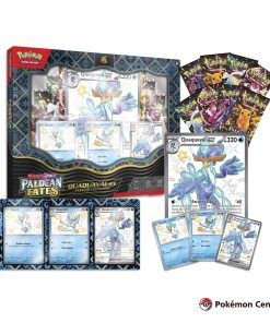 Pokemon TCG Paldeam Fates Premium Quaquaval Ingles
