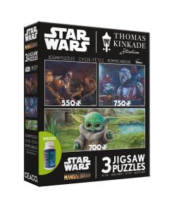 Rompecabeza Star Wars Pack De 3 Incluye Goma