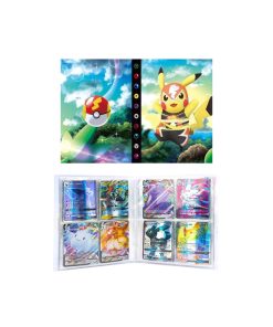 Pokemon Folder 4 Bolsillos Capacidad 240 Cartas Pika Lucha
