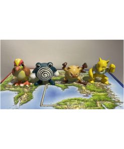 Pokemon Tomy Pidgeot Poliwhirl Mankey Hypno - B