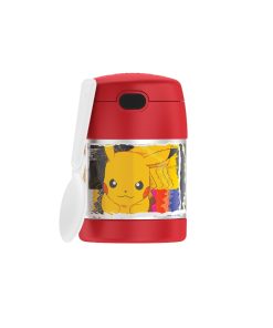 Pokemon Thermos Funtainer  Tarro De Comida Color Rojo