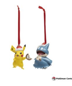 Pokemon Pikachu y Munchlax Adorno Navideño