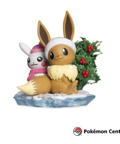 Figura Pokemon Center Eevee De Navidad