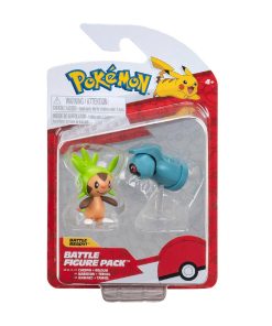 Pokemon Battle Figure Jazwares Pack Chespin Y Beldum