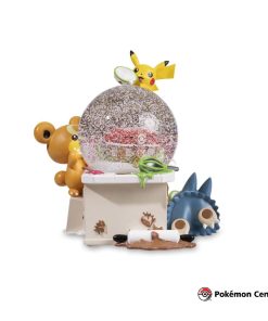 Figura Pokemon Pikachu  Munchlax Teddiursa Globo De Nieve Navideño