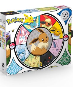 Pokemon Rompecabeza 1000 Piezas Ventanas De Evee