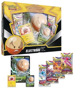 Pokemon TCG Electrodo V Box de Hisuian Ingles
