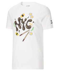 Puma Polo Sushi Graphic Crew Neck Short Sleeve Mujer Talla XS