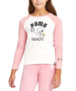 Puma Polo Peanuts X Crew Neck Long Sleeve Niñas Talla 3T