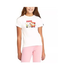 Puma Polo Peanuts Crew Neck Short Sleeve 2 Niñas 3T