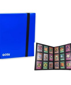 Folder Gosu 9 Bolsillos Azul Capacidad 360 Cartas