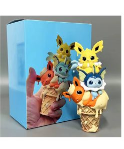 Pokemon Figura Cono Helado Vaporeon Jolteon Flareon