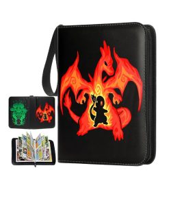 Pokemon Folder 4 Pocket 400 Cartas Charizard Venasaur
