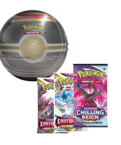 Pokemon TCG Luxury Ball Grey Tin Ingles 2023