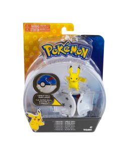 Pokemon Tomy Pikachu Pokeball