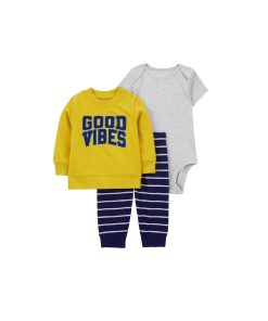 Ropa Carter's Set 3 Piezas Amarrillo