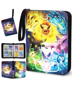 Pokemon Folder 4 Pocket 400 Cartas Eevee Evolutions