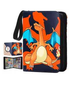 Pokemon Folder 9 Pocket 900 Cartas  Charizard Fuego