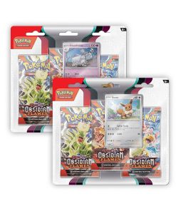 Pokemon TCG Obsidian Flames 3 Pack Blister Ingles C/u
