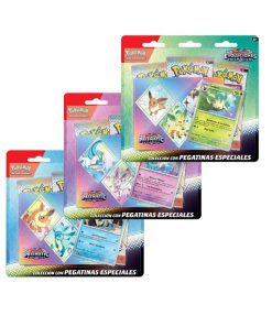 Pokemon TCG Prismatic Evolutions Tech Sticker Colections Español C/u