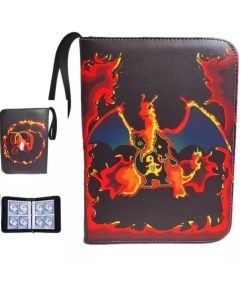 Pokemon Folder 4 Pocket 400 Cartas Charizard Charmander Charmeleon
