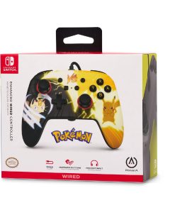 Mando Para Nintendo PowerA Pikachu vs Meowth