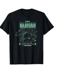 Pokemon Camiseta Bulbasaur Talla M